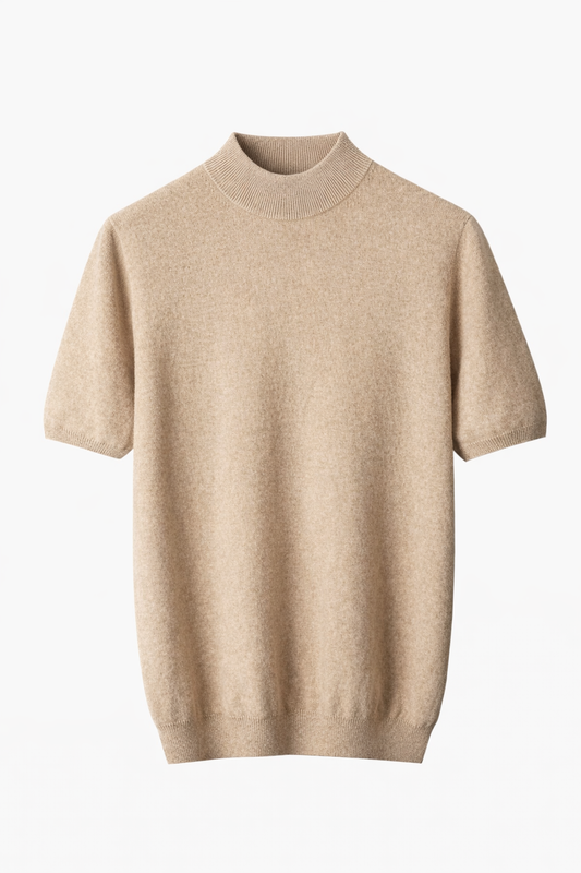 Pull Clevain à manches courtes en maille