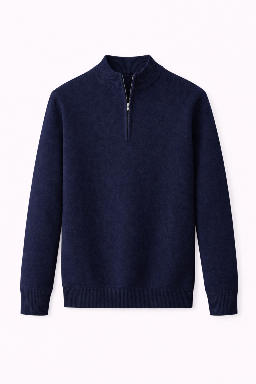 Clevain - Pull en maille doublé polaire décontracté