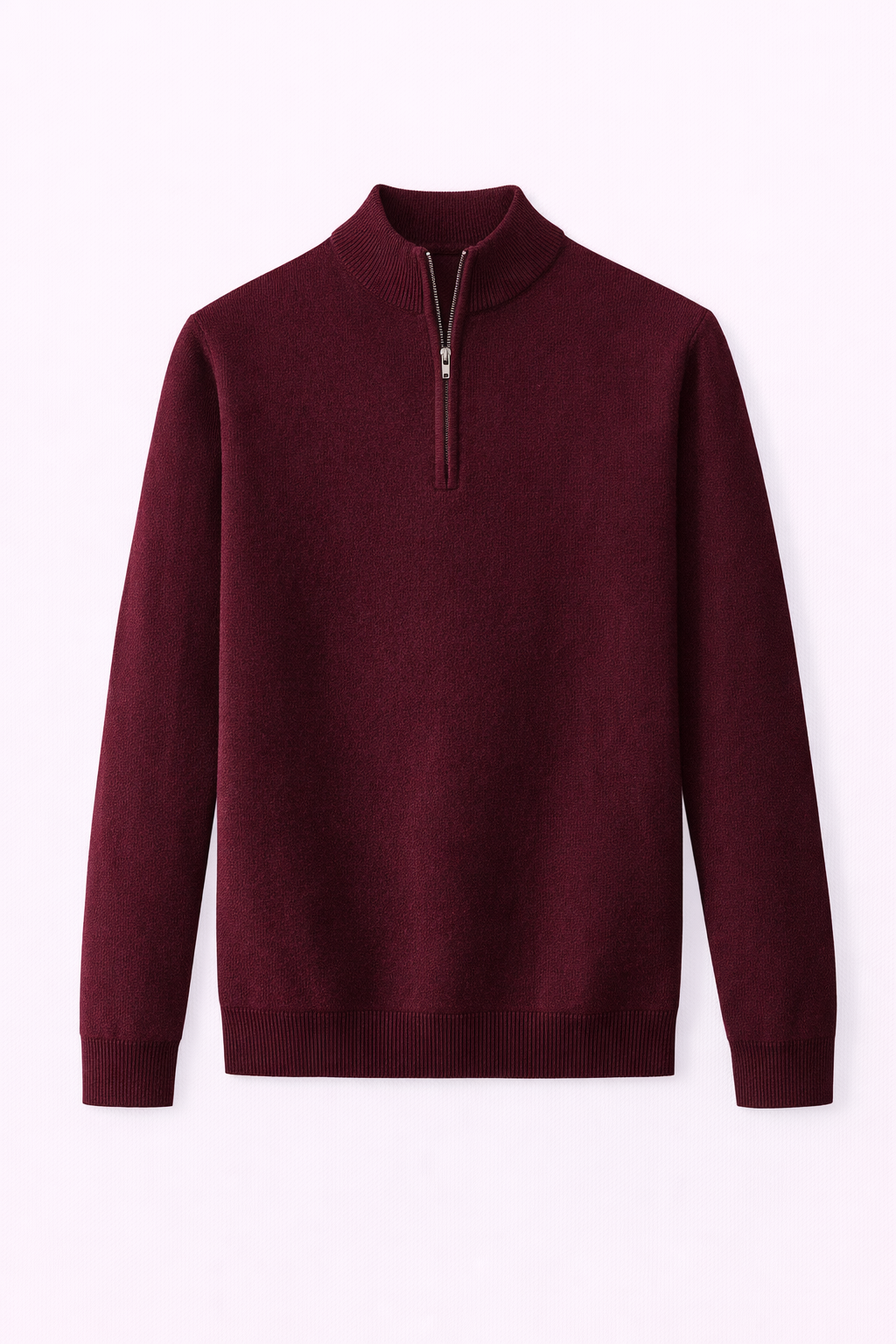 Clevain - Pull en maille doublé polaire décontracté