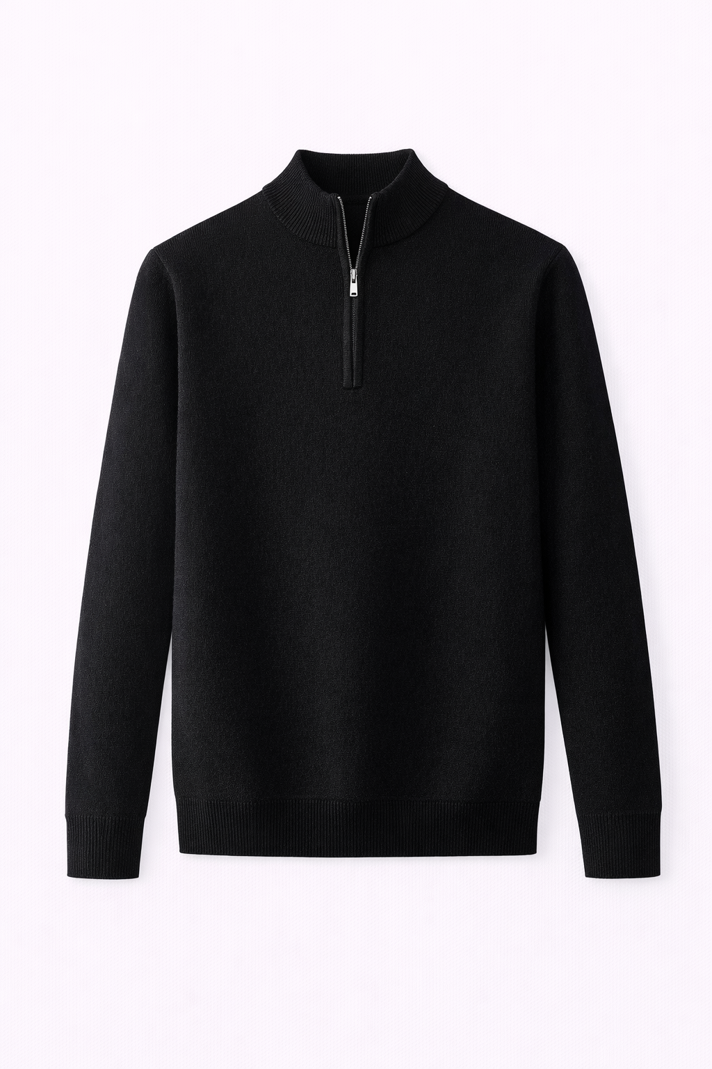 Clevain - Pull en maille doublé polaire décontracté