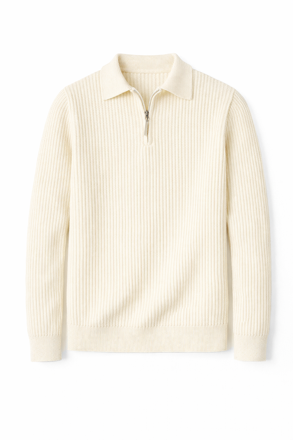 Clevain - Pull en maille à demi-zip