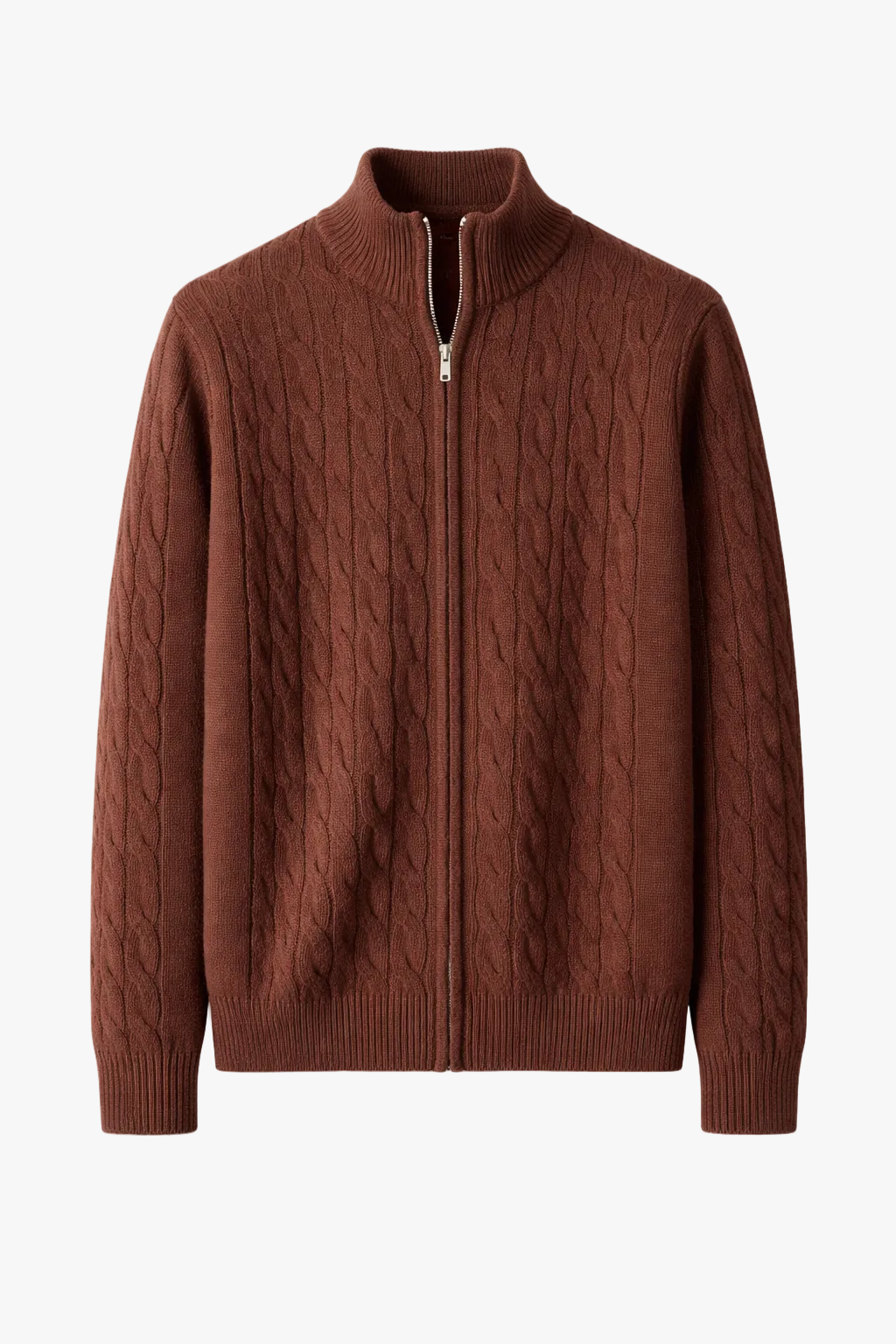 Clevain - Pull en maille torsadée grande taille