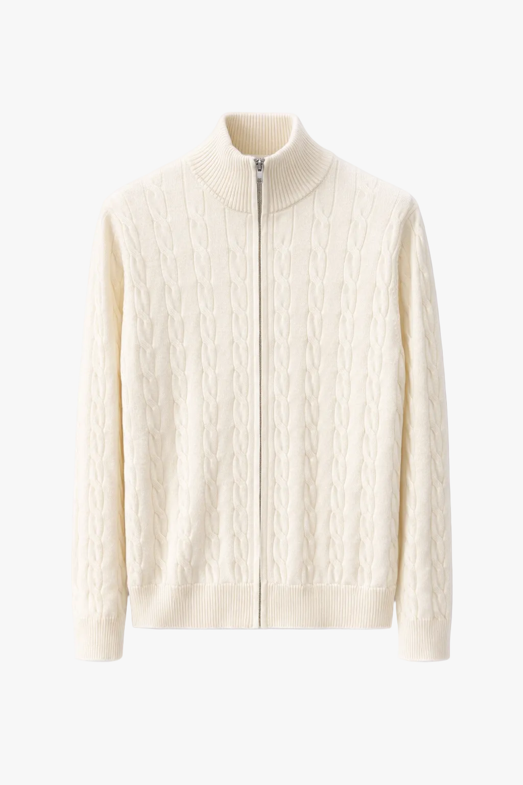 Clevain - Pull en maille torsadée grande taille