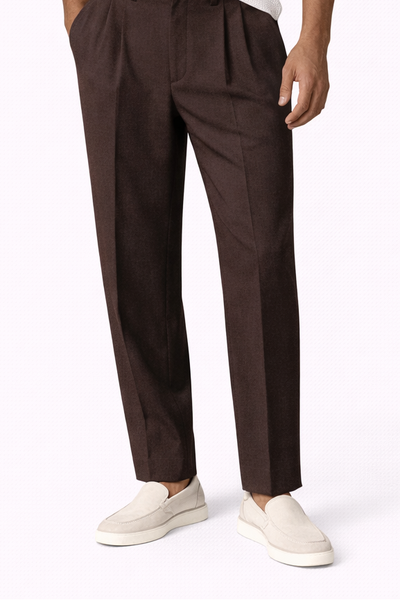 Clevain - Pantalon décontracté à jambes larges