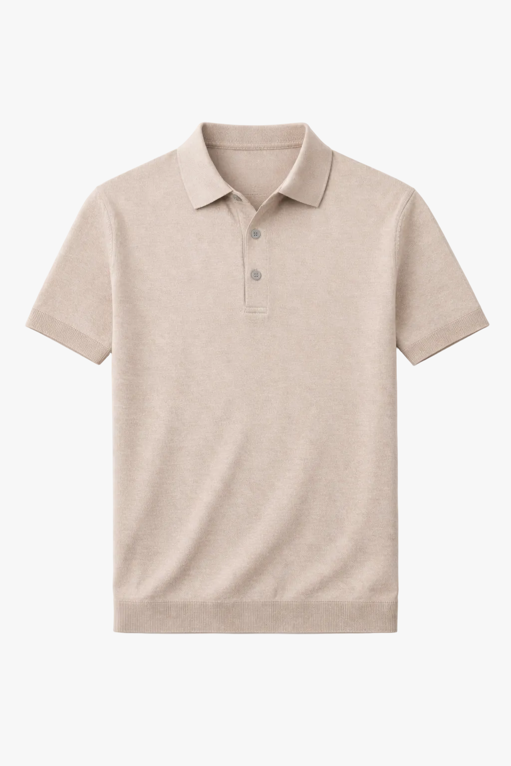 T-shirt polo fin à manches courtes Clevain