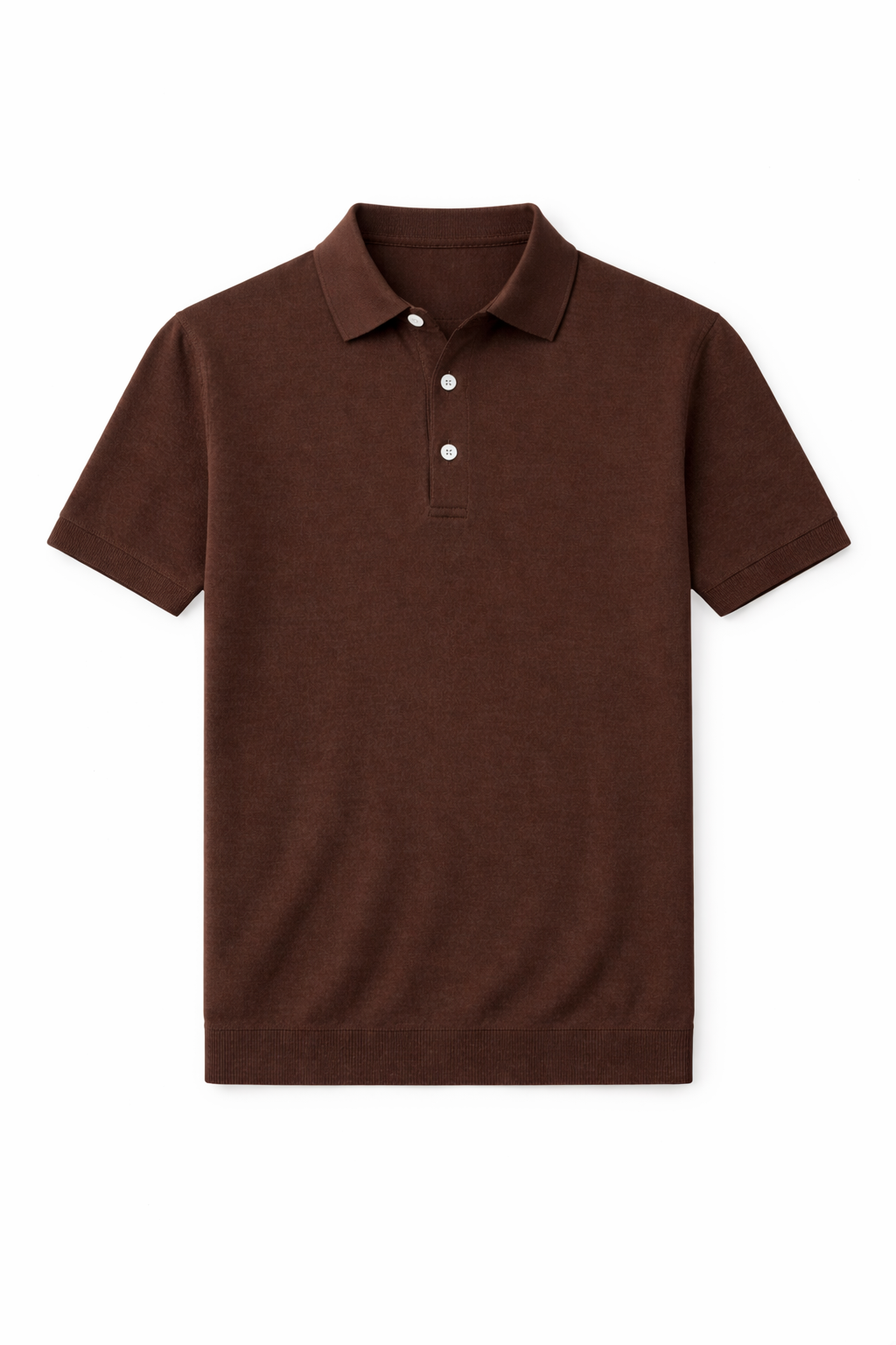 T-shirt polo fin à manches courtes Clevain