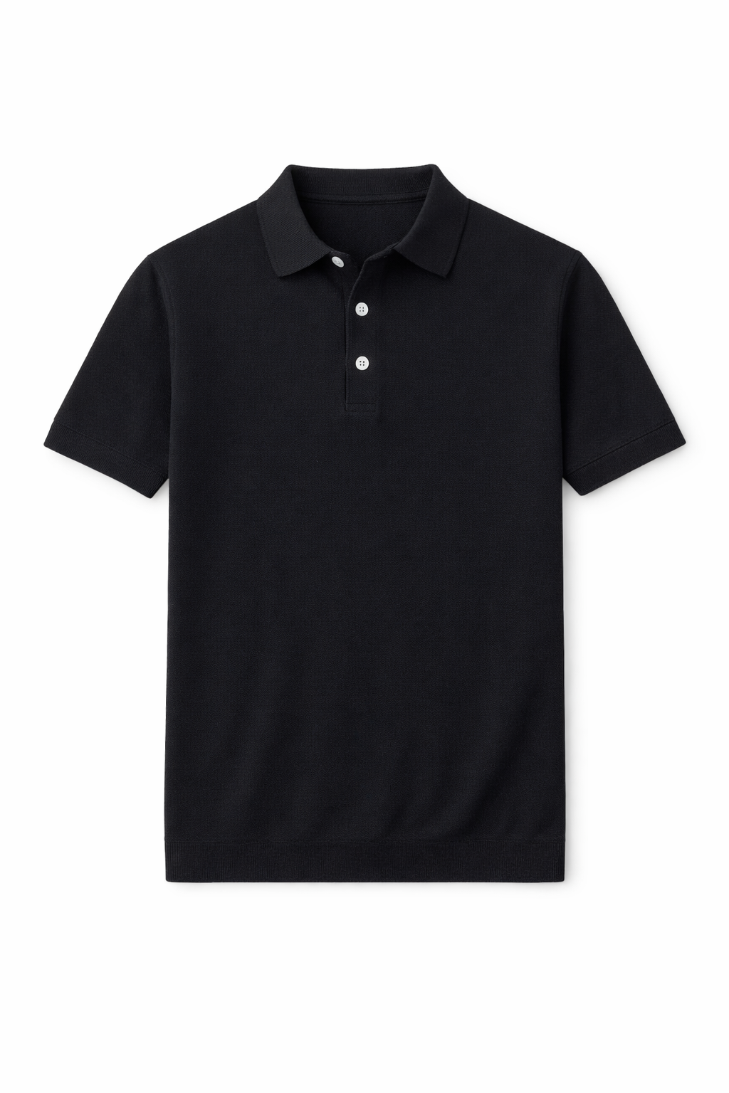 T-shirt polo fin à manches courtes Clevain