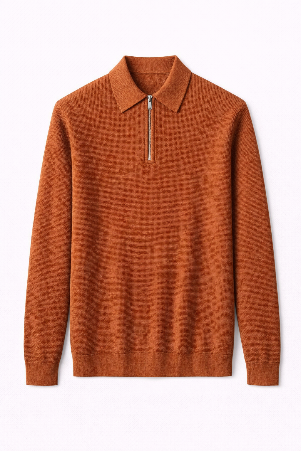 Polo Clevain - doublé polaire en maille gaufrée 