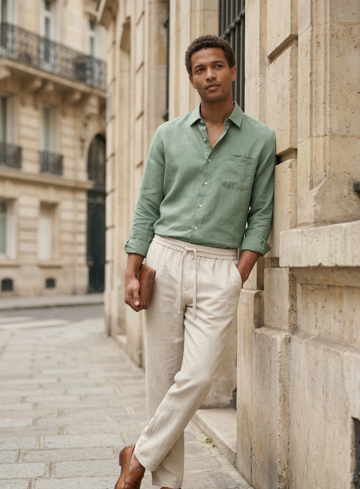 Clevain - Costume en pur lin